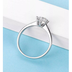 Heart Shape 1ct  Moissanite Gold plated Wedding Ring