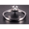 Moissanite Diamond 1 ct Gold plated Engagement Ring