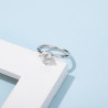 Engagement Ring 6.5mm  1ct  Moissanite Diamond Gold plated