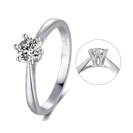 моиссанит алмаз   Хуримын  0.5 мм алтаар бүрсэн бөгж