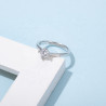 D color  0.5ct Moissanite Diamond Gold plated wedding  ring