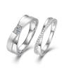 Men's Moissanite Diamond Gold plated wedding  ring
