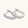 2.5mm 0.06ct -10pcs  Moissanite diamond Clip Earrings