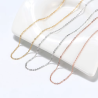 Cable Italian 925 Sterling silver chain Rhodium plated