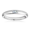 Moissanite Diamond Gold plated wedding  band