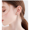 Original Moissanite Earrings Dangle stud Earrings