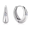VVS1 2.5mm 0.06ct моиссанит алмаз алтаар бүрсэн цагираг Ээмэг