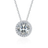 Halo VVS Diamond GRA Certified Moissanite Jewelry Set
