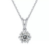 Snowflake 18K Gold plated GRA Certified moissanite jewelry set