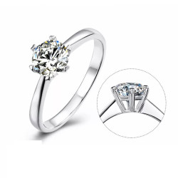 Classic Heart Shape 1ct  Moissanite Gold plated Wedding Jewelry Set
