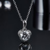 Love D color  Moissanite Gold plated Pendant chains