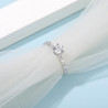 5.0mm Moissanite Diamond Gold plated wedding  ring