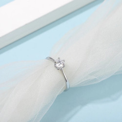 моиссанит алмаз  0.5ct алтаар бүрсэн сүйн  бөгж