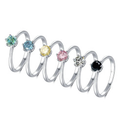 Moissanite Diamond 0.5ct Gold plated wedding ring