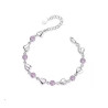 Swarovski crystal bracelet S925 silver 18K white gold plated