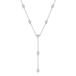 0.1ct*11 pcs  D өнгө 3.0 мм моиссанит алтаар бүрсэн зүүлт