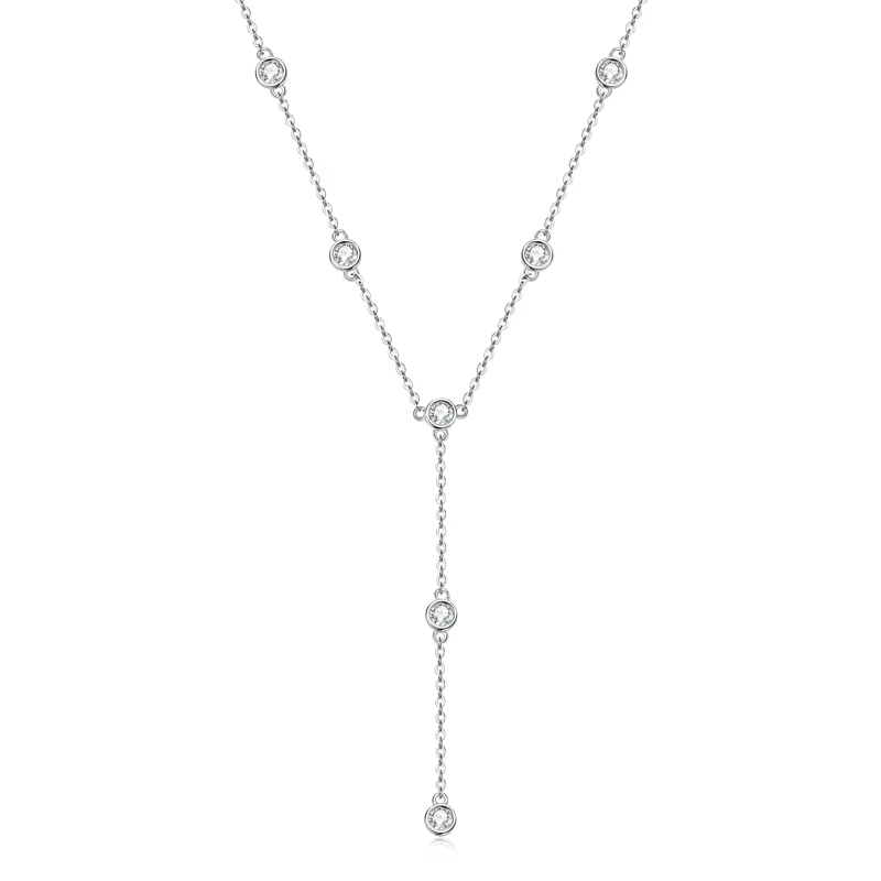 0.1ct*11 pcs  D өнгө 3.0 мм моиссанит алтаар бүрсэн зүүлт