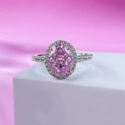 Ягаан индранил 18К алтаар бүрсэн цэвэр мөнгөн бөгж