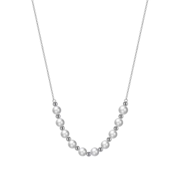 Freshwater Baroque Pearls Necklace 25 Sterling Silver