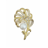 Enchanted Bloom Fresh water Pearl Brooch,Pendant 18K gold