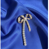The Colette Ribbon Brooch Natural Pearl brooch