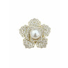 18K gold plated Natural Fresh water Pearl Brooch,Pendant