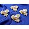 Brooch,Pendant gold plated Natural Fresh water Pearl
