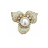 Brooch,Pendant gold plated Natural Fresh water Pearl