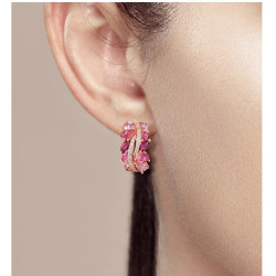 Pink Sapphire   Genuine 925 Sterling Silver set