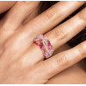 Pink Sapphire   Genuine 925 Sterling Silver set