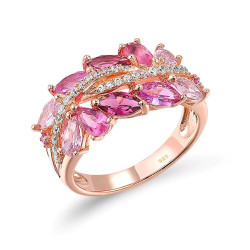 Pink Sapphire   Genuine 925 Sterling Silver set