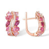 Pink Sapphire   Genuine 925 Sterling Silver set