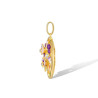 Beautiful 925 Sterling Silver Sparkling Enamel Flower Earrings