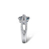 Sparkling Blue Spinel Earrings Ring Pendant Set S925 Solid silver