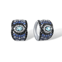 Blue Spinel Earring S925 Solid silver