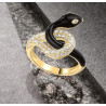 Snake gold plated  S925 silver ring