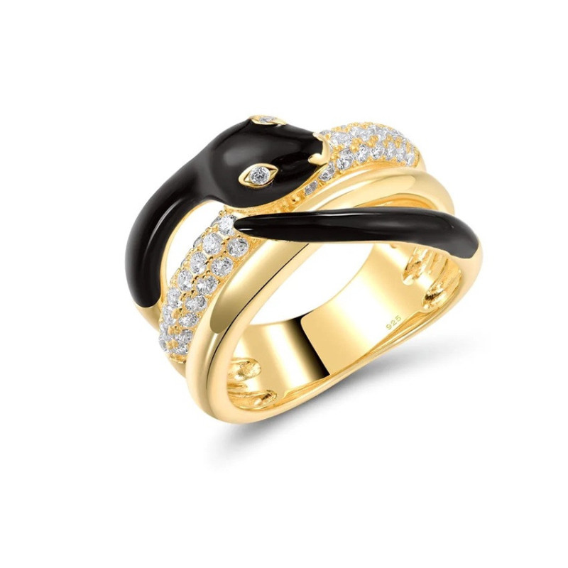 Могойтой алтаар бүрсэн бөгж S925 мөнгө