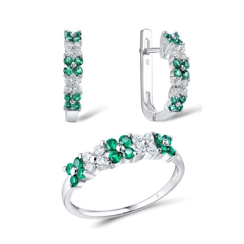 индранил, бадмаараг, Маргад, 925 сорьцтой мөнгөнхослол